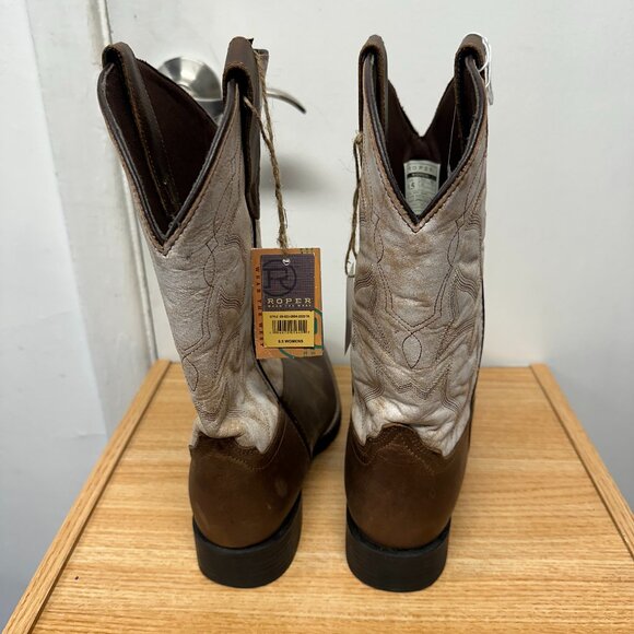 Roper Parker Women's Western Leather Boots 9.5 - Picture 4 of 9